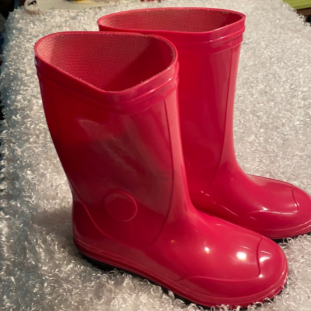 Hot Pink Child’s Rain Boots (Size 2)